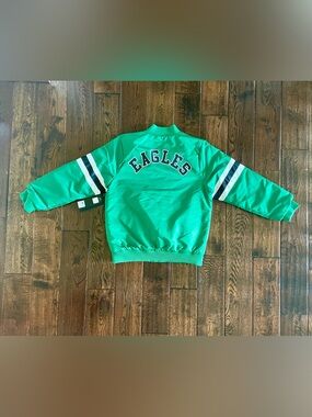 NEW Eagles Satin Jacket 🦅 sz 14-16